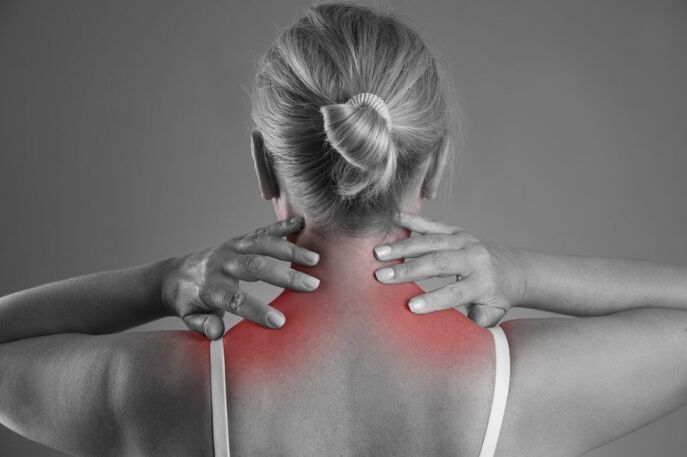 Starke Schmerzen bei Osteochondrose der Halswirbelsäule