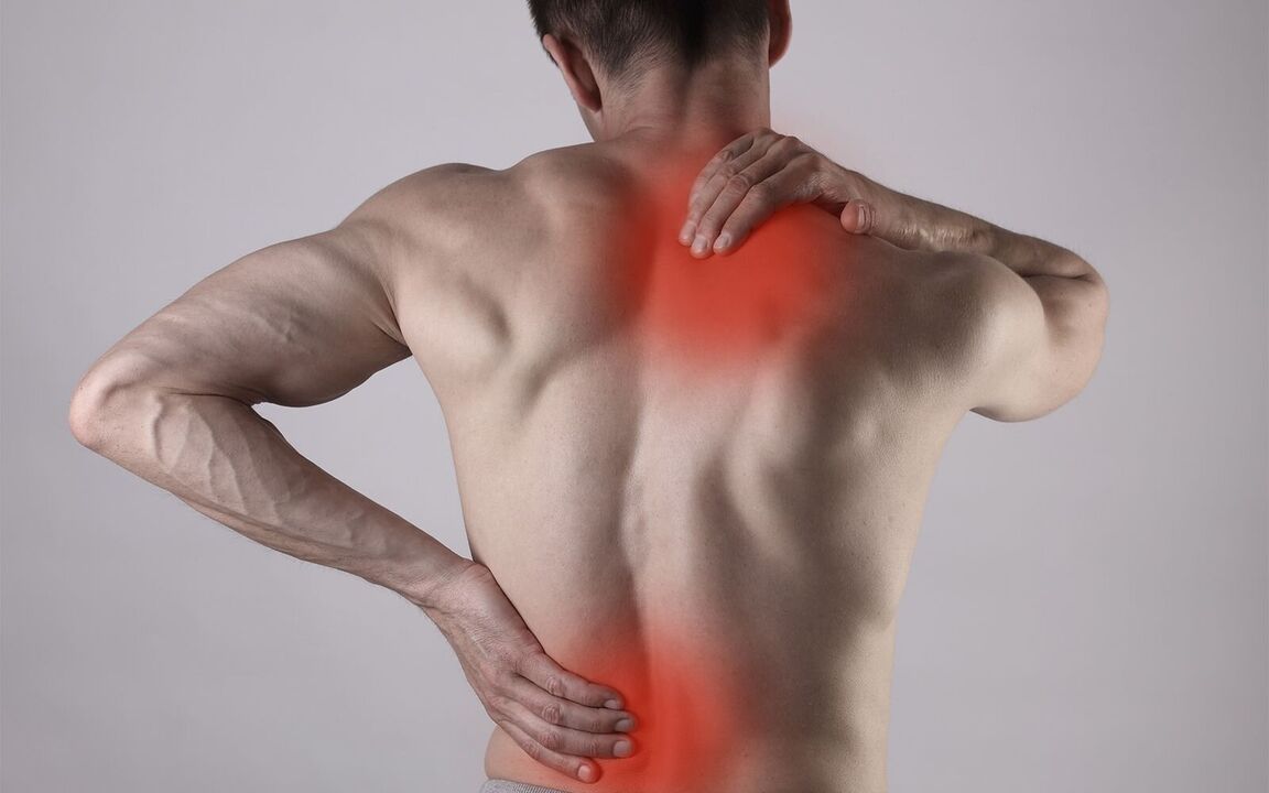 Rückenschmerzen sind ein Zeichen für Erkrankungen des Bewegungsapparates