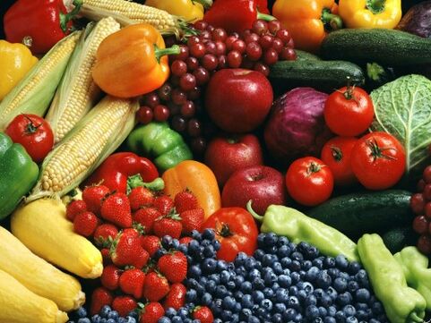 Obst und Gemüse für Osteochondrose der Wirbelsäule